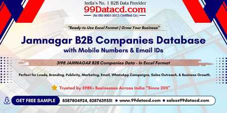 New Delhi, Business, Get 3000+ Jamnagar Companies Database With Contact Details