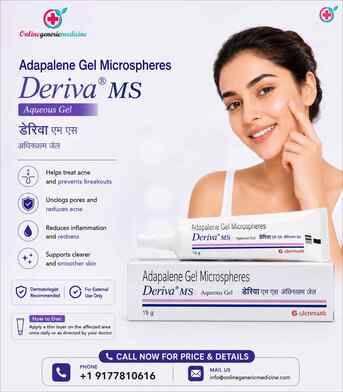 New York, Health, Deriva MS Aqueous Gel (Adapalene) | Best Acne Medication For Pimples & Clear Skin