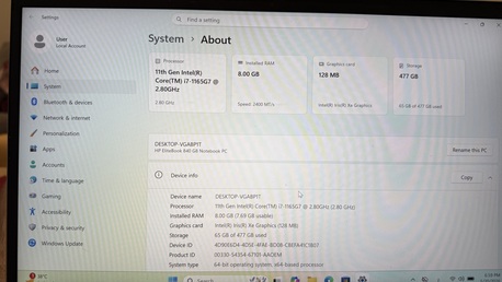 Riyadh, Computers, SAR 1600,  Laptop HP EliteBook 840 G8