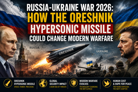 Moscow, Logistics, Russia-Ukraine War 2026: Oreshnik Hypersonic Missile Explained