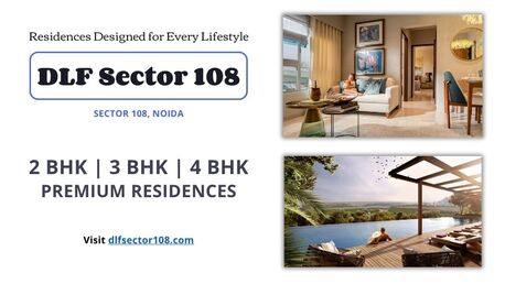 Noida, Real Estate For Sale, INR 10000000,  2 BR,  1234 Sq. Feet,  Luxury Apartments In DLF Sector 108 Noida
