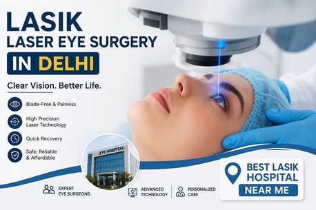 New Delhi, Health, Lasik Laser Eye Surgery In Delhi | Best LASIK Hospital Near Me