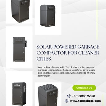 Berlin, Electronics, Solar-Powered Garbage Compactor | Smart Waste Bin For Cities
