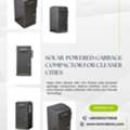 Solar-Powered Garbage Compactor | Smart Waste Bin For Cities