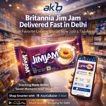New Delhi, Food, INR 100,  Buy Britannia Jim Jam Online With AapKaBazar