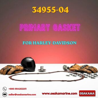 Stockholm, Auto Parts, SEK 99999,  34955-04 Primary Gasket For Harley-Davidson