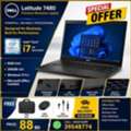 BHD 88,  Dell Core I7 7th Gen 8GB RAM 256GB SSD Fingerprint Scanner USB Type-C Port Smart Reader