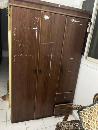 Jeddah, Free Items, Wooden 3 Door Wardrobe