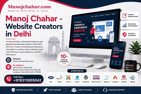 New Delhi, Web Design & Development, Best Website Creators In Delhi For Modern And Responsive Websites