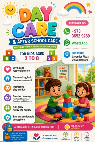 Manama, Daycare, Day Care And After School Care