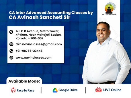 Mumbai, Education, CA Inter Advanced Accounting Classes By CA Avinash Sancheti Sir