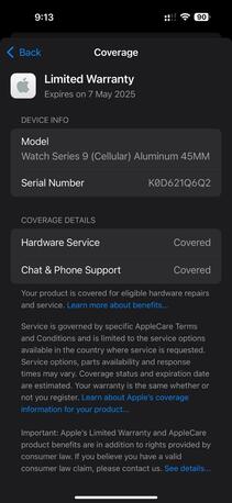 Riyadh, Watches, SAR 750,  Apple Watch Series 9 ( GPS + Cellular )