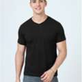 Basics Men Regular Fit V- Neck T-Shirt | 100% Cotton