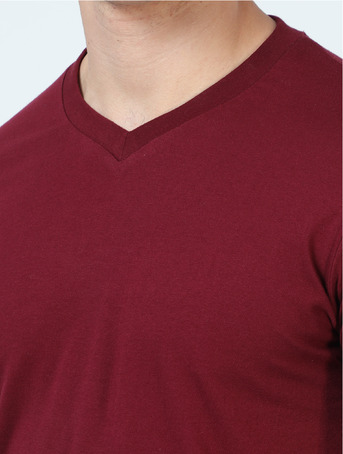 Bangalore, Wholesale Products, Basics Men Regular Fit V- Neck T-Shirt | 100% Cotton