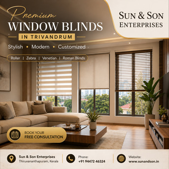 Kerala, Wholesale Products, Best Window Blinds In Trivandrum | Modern & Premium Blinds For Homes & Offices