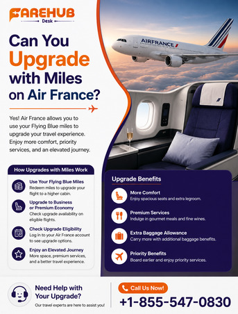 New York, Travel, Can You Upgrade With Miles On Air France?