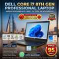 BHD 95,  EID Special Offer DELL Core I7 8th Generation Laptop NVidia 2GB Graphic 14