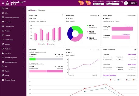 New Delhi, ERP, Smart Cloud-Based ERP Software For Manufacturing Businesses