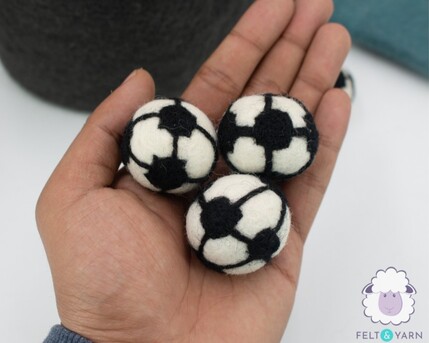 Kathmandu, Household Items, 55,  Felt Sports Shapes Wholesale &ndash; Handmade Felt Baseball, Basketball, Volleyball, & Soccer