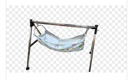 Khobar, Baby & Kid Stuff, SAR 450,  Cradle Folding Stainless Steel Indian Style Ghodiyu ,and Kids Dining Chair