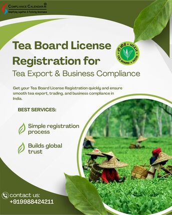 New Delhi, Legal, Apply For Tea Board License Online In India