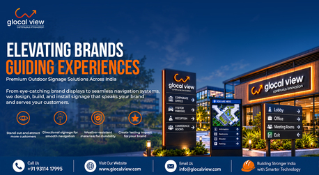 Noida, Business, Outdoor Signage Manufacturer India: Building Strong Brand Visibility With Impactful Outdoo