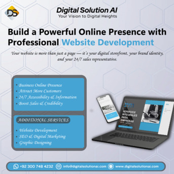 Islamabad, Marketing, Build A Powerful Online Presence With Professional Website Development