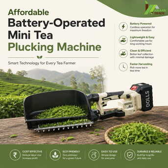 Indore, Creative, Affordable Battery-Operated Mini Tea Plucking Machine