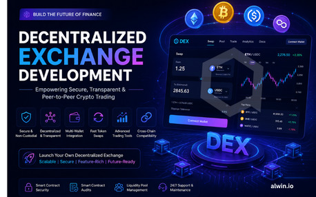 Chennai, Automotive, Decentralized Exchange Development Company For Secure Crypto Trading Solutions