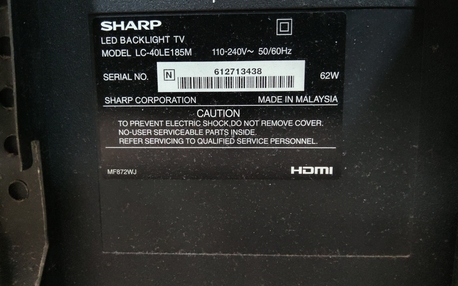 Khobar, Electronics, SAR 400,  Sharp TV