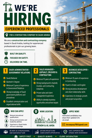 Riyadh, Jobs, Sales Manager , Business Developer  &  Saudi Administrator