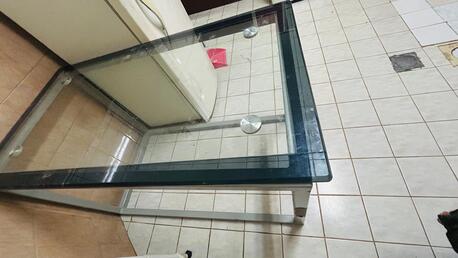 Jubail Industrial City, Furniture, SAR 500,  House Hold Items For Sale -glass Top Dining Table, Cloth Drying Stand, Glass Ium H Almirah