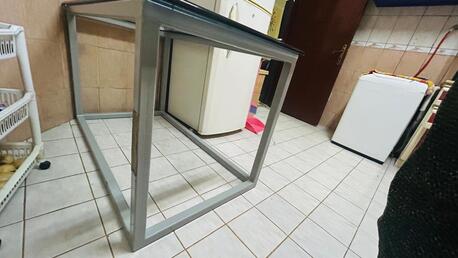 Jubail Industrial City, Furniture, SAR 500,  House Hold Items For Sale -glass Top Dining Table, Cloth Drying Stand, Glass Ium H Almirah
