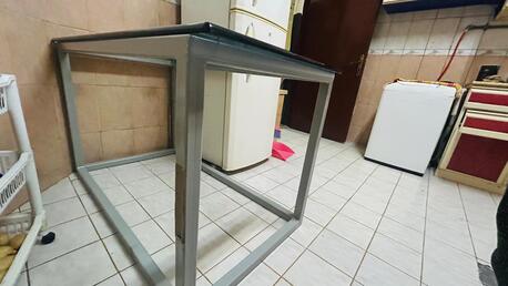 Jubail Industrial City, Furniture, SAR 500,  House Hold Items For Sale -glass Top Dining Table, Cloth Drying Stand, Glass Ium H Almirah