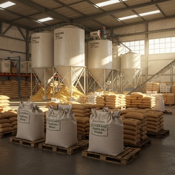 Manila, Food, 46% Protein Soybean Meal Clean Feed Ingredient Bulk Quantity Soybean Meal Export Standard