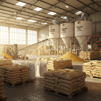 Manila, Food, 46% Protein Soybean Meal Clean Feed Ingredient Bulk Quantity Soybean Meal Export Standard
