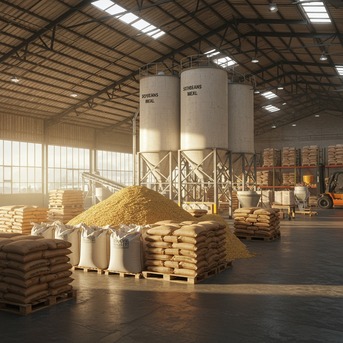 Manila, Food, 46% Protein Soybean Meal Clean Feed Ingredient Bulk Quantity Soybean Meal Export Standard