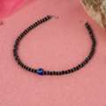 INR 699,  Evil Eye Black Beads Anklet