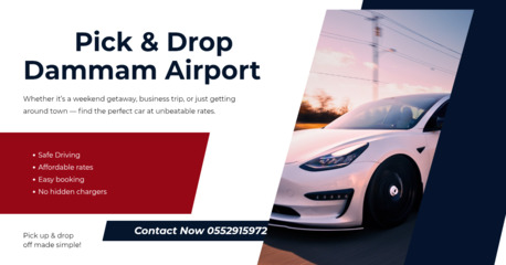 Dammam, Pick Up & Drop Off, Pick Up And Drop To DAMMAM AIRPORT