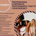 Professional Corporate Photography That Fits Your Budget!