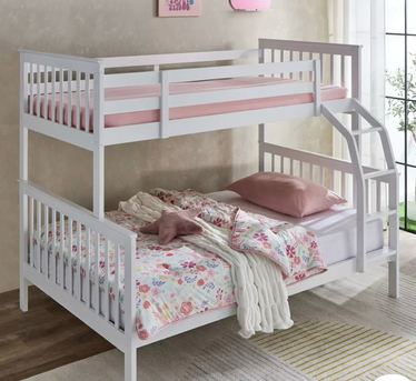 Mushrefah, Furniture, SAR 650,  Wooden Bunk Bed For Kids Urgent Sale