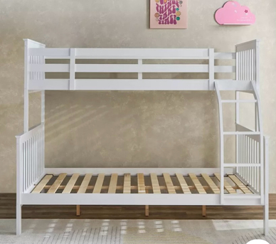 Mushrefah, Furniture, SAR 650,  Wooden Bunk Bed For Kids Urgent Sale