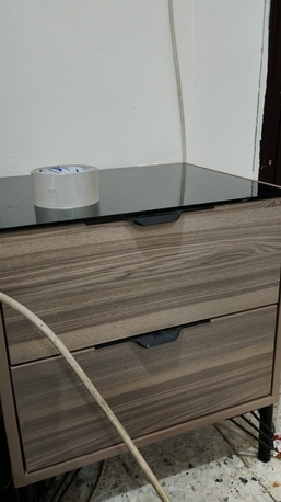 Jeddah, Furniture, SAR 300,  King Size Bed With Side Tables And Mattress