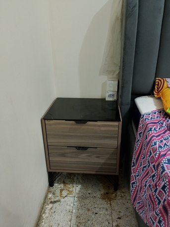 Jeddah, Furniture, SAR 300,  King Size Bed With Side Tables And Mattress