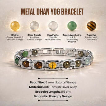 Mumbai, Jewelry, INR 1199,  Buy Metal Dhan Yog Bracelet Online For Prosperity & Positive Energy