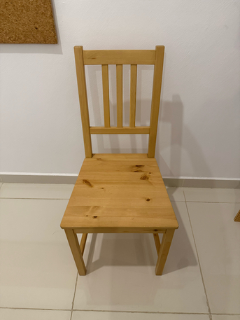 Jeddah, Furniture, SAR 100,  🪑 IKEA Wooden Chair &ndash; For Sale