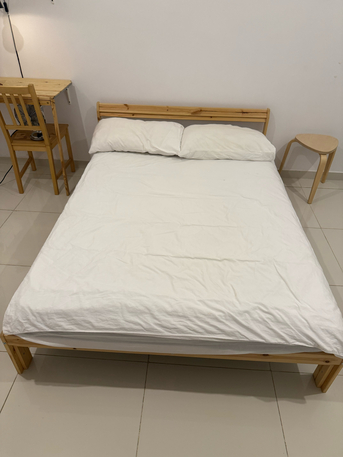 Jeddah, Furniture, SAR 700,  🛏️ IKEA Bed With Mattress &ndash; For Sale