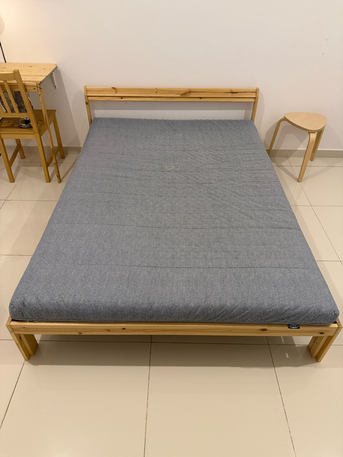 Jeddah, Furniture, SAR 700,  🛏️ IKEA Bed With Mattress &ndash; For Sale