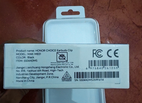 Riyadh, Electronics, SAR 350,  HONOR CHOICE Earbuds Clip