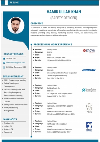 Riyadh, Jobs, Safety Officer
